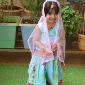 Ghagra Choli_lotus