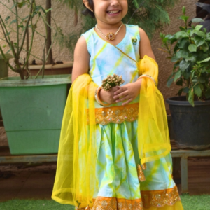 Ghagra Choli_aqua
