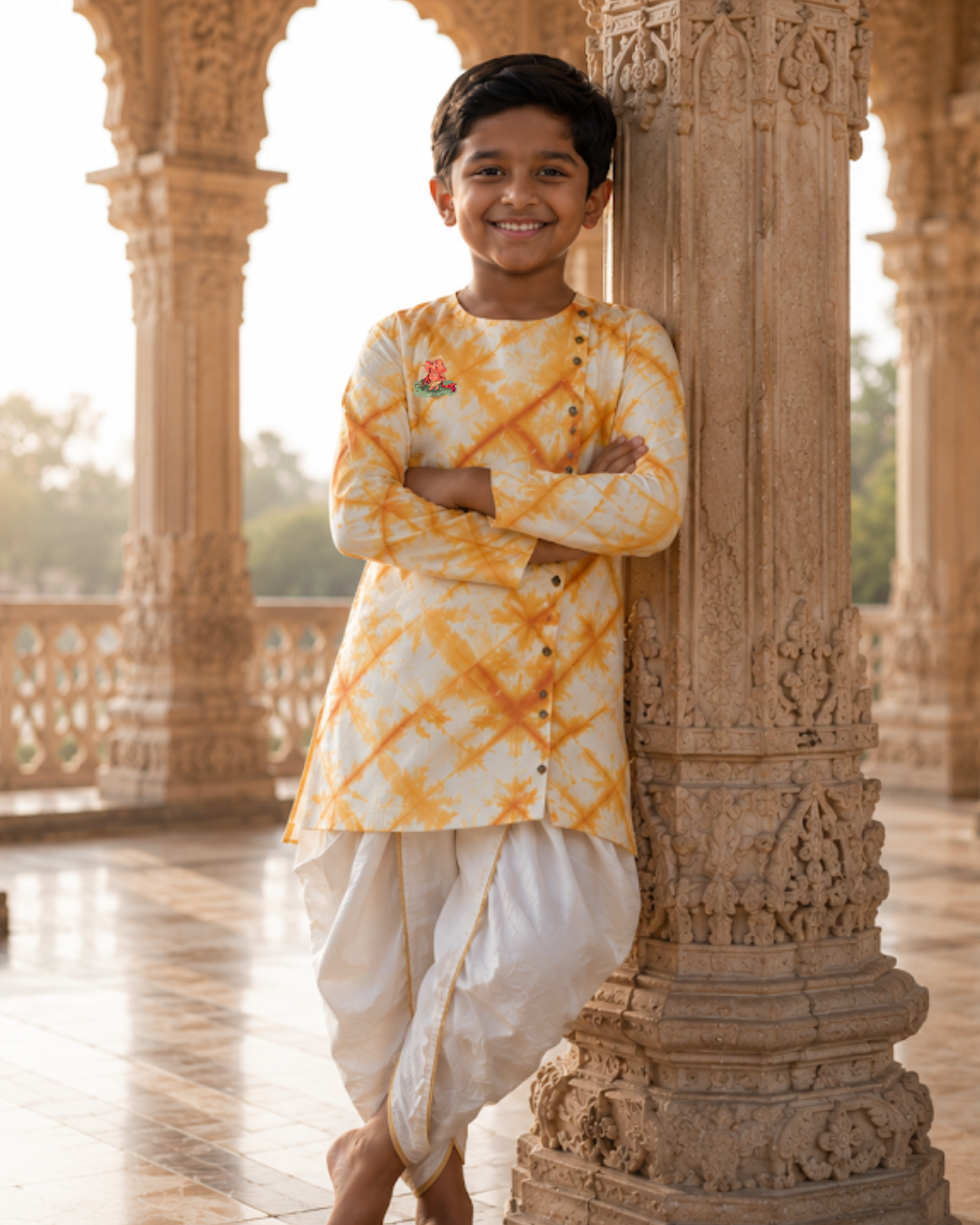Dhoti Kurta_Orange
