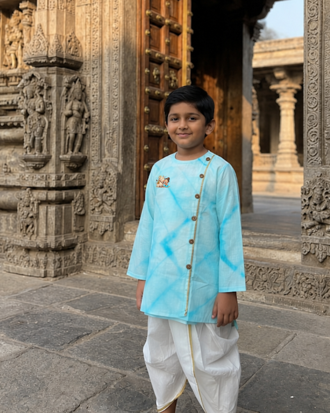 Dhoti Kurta_Blue
