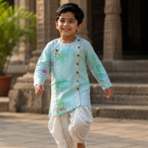 Dhoti Kurta_Lotus