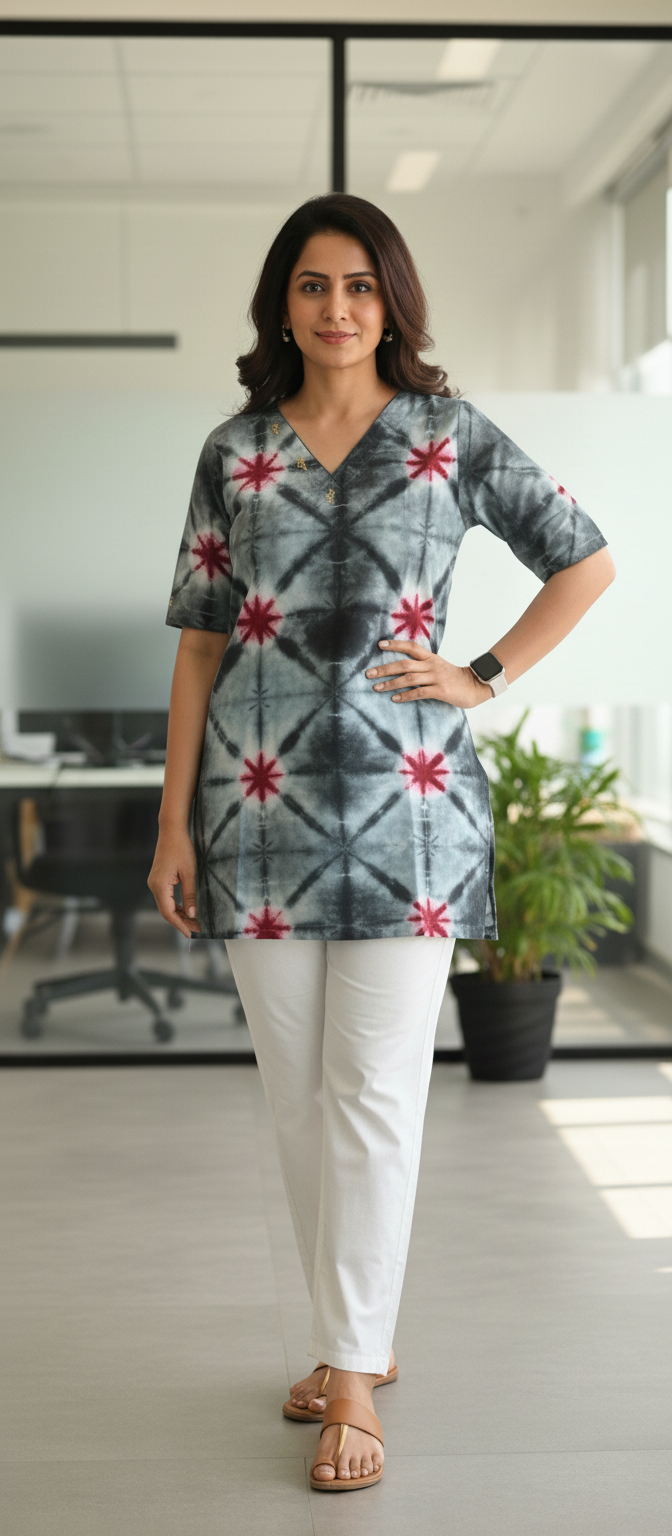 Casual Top_Blue - Image 6