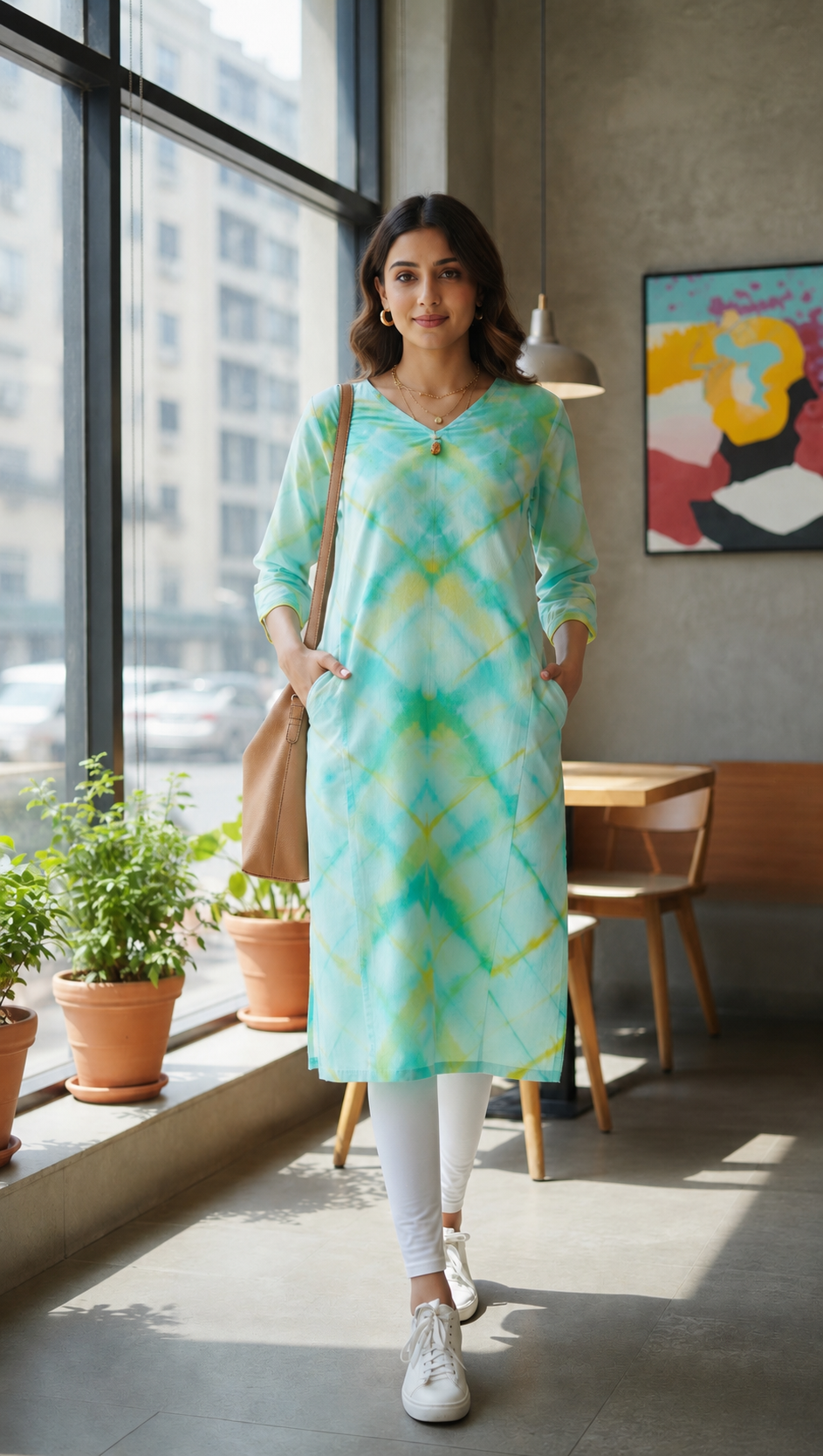 Princess Kurti_Aqua
