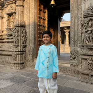 Dhoti Kurta_Blue