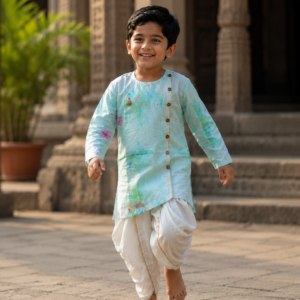 Dhoti Kurta_Lotus