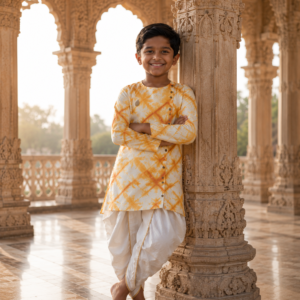 Dhoti Kurta_Orange