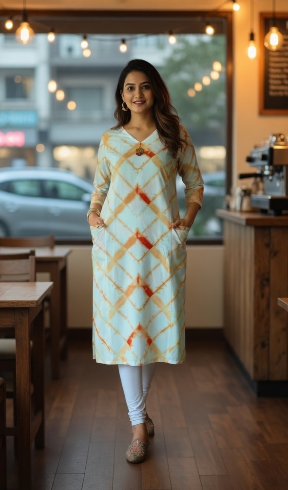 Princess Kurti_Orange