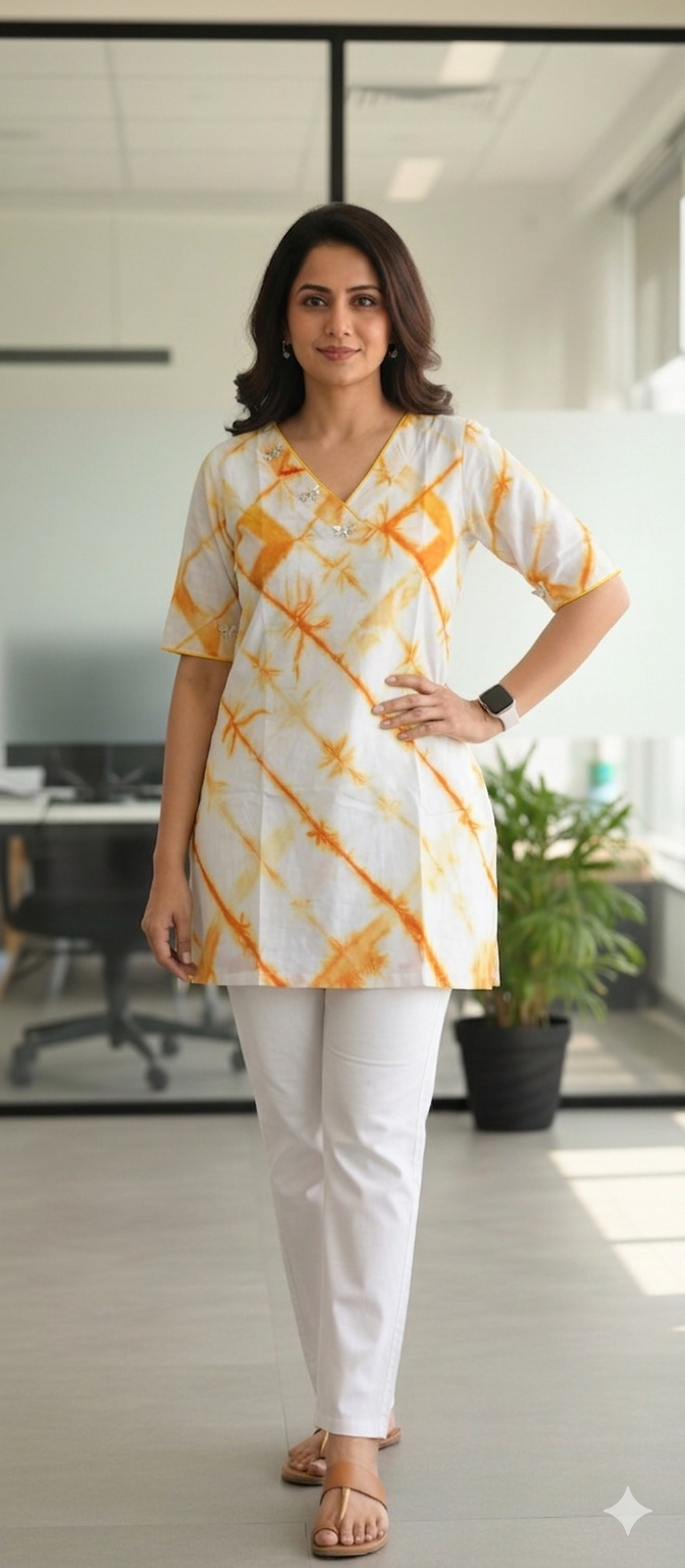 Casual Top_Orange